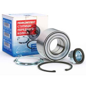 Подшипник ступицы LADA Largus, Renault Logan, Vesta М-2141 передний 37*72*37 + кольца + гайка <b>АВТОСТАНДАРТ 77012-0577988</b> 7701205779