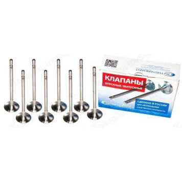 Клапаны ГРМ Lada Largus 16кл. выпуск (комплект 8шт) <b>АВТОСТАНДАРТ 77014-7335488</b>