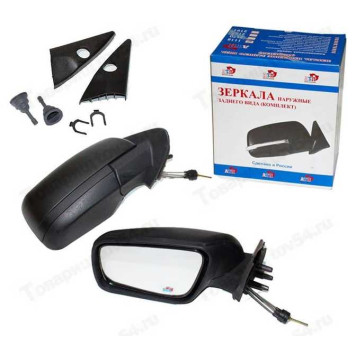 Зеркало бок ВАЗ 1118 /трос/ АТП (2 шт) <b>АВТОТЕХПРОМ 1118-51/52</b>