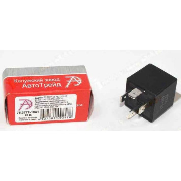 Реле 4-х контактное (12В, 30А) ВАЗ, Газ, УАЗ, ПАЗ, ЗИЛ, ИЖ с ухом <b>АВТОТРЕЙД 75.3777-10АТ</b>