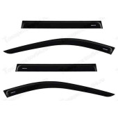 Ветровики LADA Largus 4шт VORON GLASS накладные на скотч особо прочныt <b>AZARD ДЕФ00268</b>