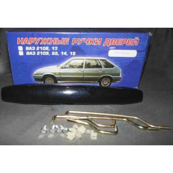 Ручки двери наружные ВАЗ 2109, 2115 ЕВРО (4шт ) неокрашенная <b>AZARD ЕВР00041</b>