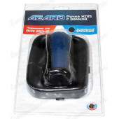 Ручка рычага КПП ВАЗ 2113-2115 с чехлом и рамкой (искуств.кожа) синий <b>AZARD КПП00032</b>