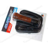 Ручка рычага КПП ВАЗ 2110 с чехлом и рамкой (натуральная кожа) дерево <b>AZARD КПП00060</b>