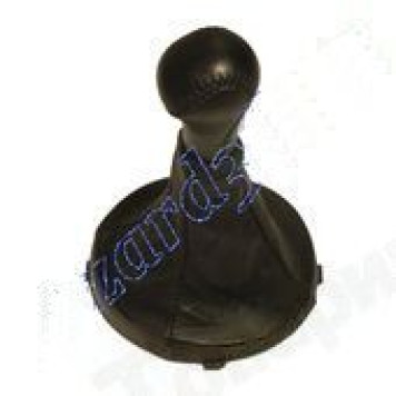 Ручка рычага КПП ВАЗ 2123 Шеви Нива с чехлом и рамкой малая (натуральная кожа) черный <b>AZARD КПП00122</b>