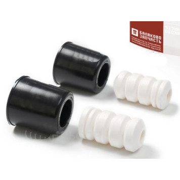 Отбойник + пыльник стойки передней ВАЗ 2110 (2шт) полиуретан белый/пластик <b>БАЛАКОВО Запчасть 07732</b>