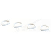 Прокладка впускного модуля LADA Largus, Renault Logan 8V силикон белый (4шт) <b>БАЛАКОВО Запчасть 08334</b>