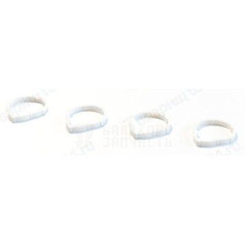 Прокладка впускного модуля LADA Largus, Renault Logan 8V силикон белый (4шт) <b>БАЛАКОВО Запчасть 08334</b>