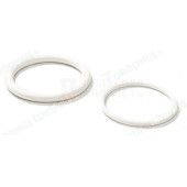 Прокладки дроссельной заслонки LADA Largus, Renault Logan 16V силикон белый (2шт) <b>БАЛАКОВО Запчасть 12043</b>