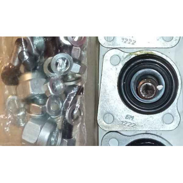 Опора шаровая ВАЗ 2123 Нива Шевроле Конвейерная компл 4 шт с крепежом БЕЛМАГ BM.0145 (2123-290419-3