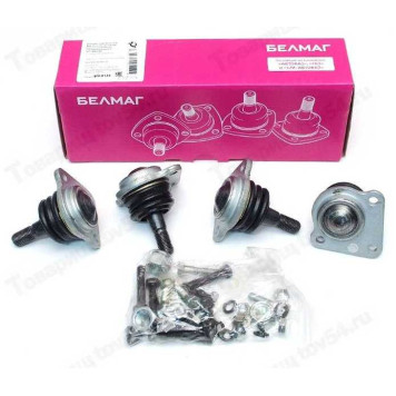 Опора шаровая ВАЗ 2123 Нива Шевроле Конвейерная компл 4 шт с крепежом БЕЛМАГ BM.0145 (2123-290419