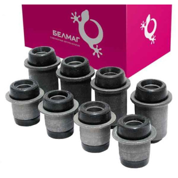 Сайлентблоки ВАЗ 2121 Нива (комплект 8шт) БЕЛМАГ BM.1037 (2101-2904040 + 2121-2904040)