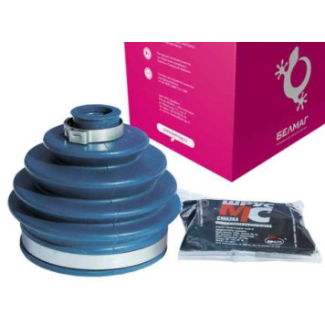 Пыльник ШРУС ВАЗ 2108-2110 наружный (+2 хомута, смазка) <b>БЕЛМАГ BM.6856</b> (2110-2215030)