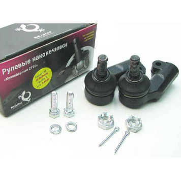 Наконечники рулевых тяг ВАЗ 2190 Гранта, 2110 наружн. БЕЛМАГ BM.9519 (2190-3414056+2190-3414057)