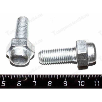 Болт М10*25 переднего суппорта ВАЗ 2101 (фигурный) <b>БелЗАН 21010-3501190-008 2</b>