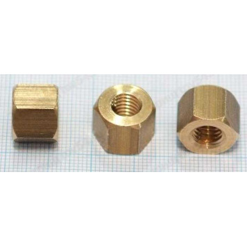 Гайка М8 латунная ВАЗ 2101 (ключ 13) <b>БелЗАН 2101-1203019</b>-1