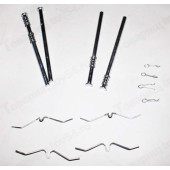 Фиксатор колодок передних (гвозди, пружины, шплинты) ВАЗ 2101 (4 шт) в уп. <b>БелЗАН 2101-3501132/33/66/70</b>