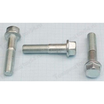 Болт М12*55 передней стойки ВАЗ 2108 с юбкой <b>БелЗАН 21080-2901051-008 2</b>