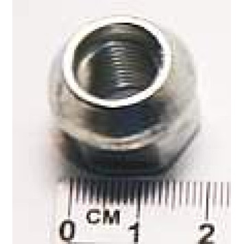 Гайка колесная 12х1,25х20 ключ 19, сквозная с выступом ВАЗ 2123 Нива-Шевроле, иномарки 