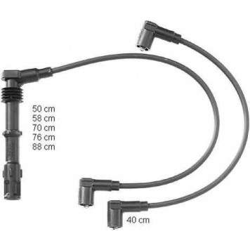 Комплект проводов зажигания BERU ZEF1127