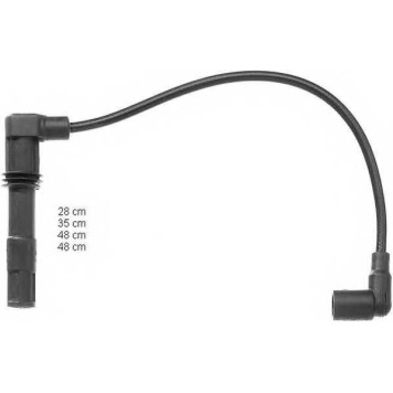 Комплект проводов зажигания BERU ZEF990