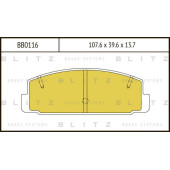 Колодки тормозные дисковые <b>BLITZ BB0116</b>