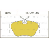 Колодки тормозные дисковые <b>BLITZ BB0117</b>