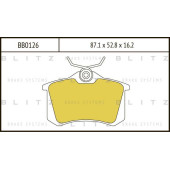 Колодки тормозные дисковые <b>BLITZ BB0126</b>