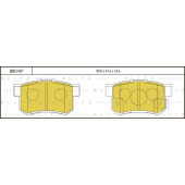 Колодки тормозные дисковые <b>BLITZ BB0141P</b>
