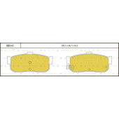 Колодки тормозные дисковые <b>BLITZ BB0145</b>