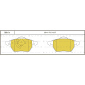 Колодки тормозные дисковые <b>BLITZ BB0156</b>