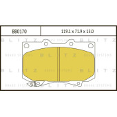 Колодки тормозные дисковые <b>BLITZ BB0170</b>