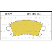 Колодки тормозные дисковые <b>BLITZ BB0199</b>