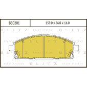 Колодки тормозные дисковые <b>BLITZ BB0201</b>