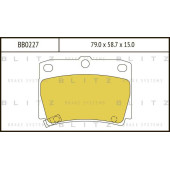 Колодки тормозные дисковые <b>BLITZ BB0227</b>