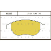 Колодки тормозные дисковые <b>BLITZ BB0252</b>