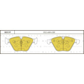 Колодки тормозные дисковые <b>BLITZ BB0259P</b>