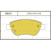 Колодки тормозные дисковые <b>BLITZ BB0263</b>