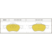 Колодки тормозные дисковые <b>BLITZ BB0284</b>