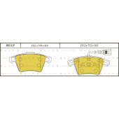 Колодки тормозные дисковые <b>BLITZ BB0312P</b>