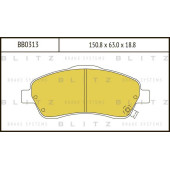 Колодки тормозные дисковые <b>BLITZ BB0313</b>