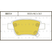Колодки тормозные дисковые <b>BLITZ BB0314</b>
