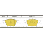 Колодки тормозные дисковые <b>BLITZ BB0320</b>