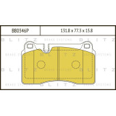 Колодки тормозные дисковые <b>BLITZ BB0346P</b>