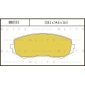 Колодки тормозные дисковые <b>BLITZ BB0355</b>