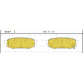 Колодки тормозные дисковые <b>BLITZ BB0357P</b>