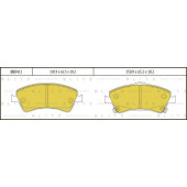 Колодки тормозные дисковые <b>BLITZ BB0411</b>