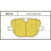 Колодки тормозные дисковые <b>BLITZ BB0436P</b>