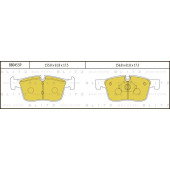 Колодки тормозные дисковые <b>BLITZ BB0453P</b>