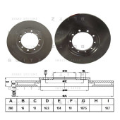 Диск тормозной <b>BLITZ BS0262</b>